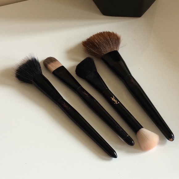 Ysl Yves Saint Lau Makeup Brushes Set Mugeek Vidalondon